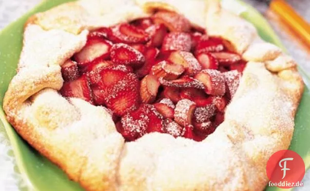 Erdbeer-Rhabarber-Torte
