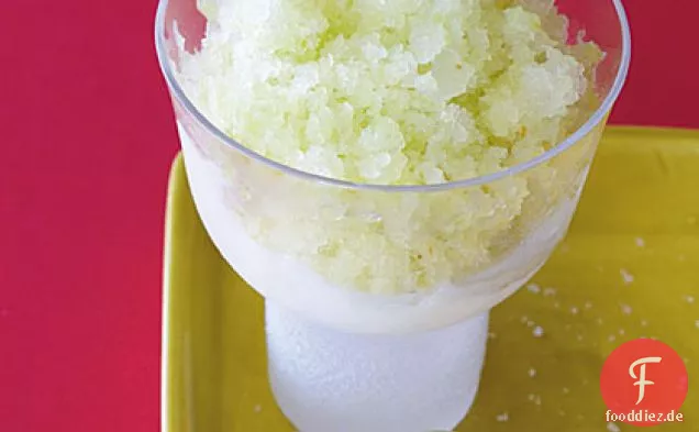 Gesalzener Honigtau-Traubengranita