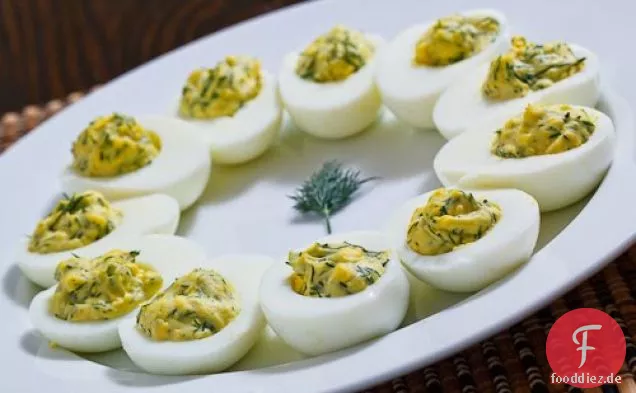 Dill und Zitrone Deviled Eier