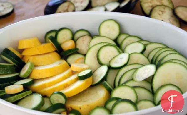 Gebackener Sommerkürbis
