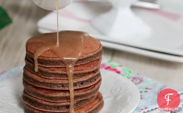 Schoko-Eierlikör-Baby-Pfannkuchen