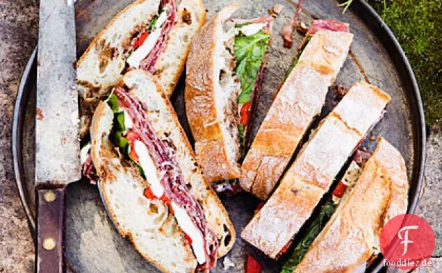 Gepresste Italienische Sandwiches