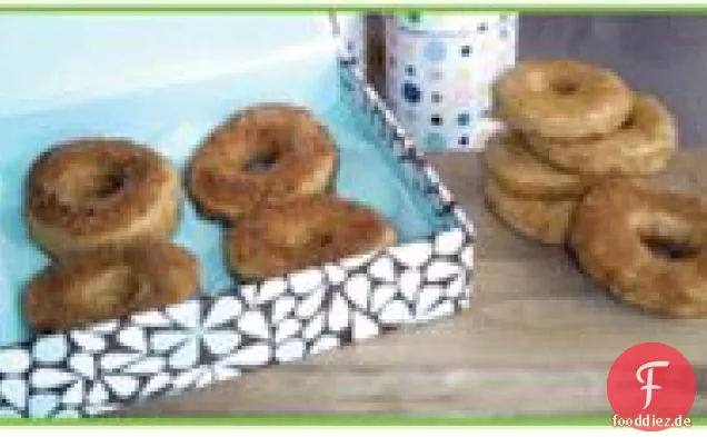 Gebackene Süßkartoffel Donuts