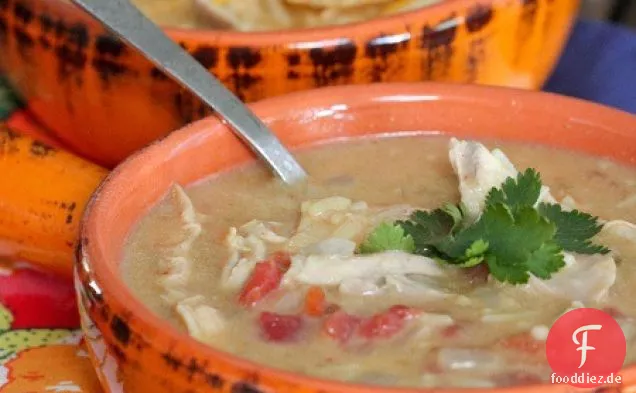 Slow Cooker Huhn Enchilada Suppe
