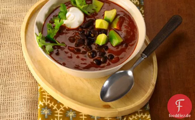 Würzige südwestliche schwarze Bohnen Chili