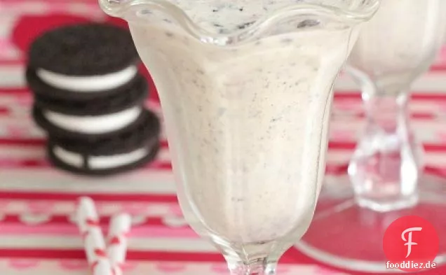 Geröstete Marshmallow-Kekse und Sahne-Milchshake
