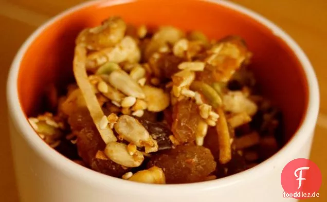 Ananas Haferkleie Müsli für einen