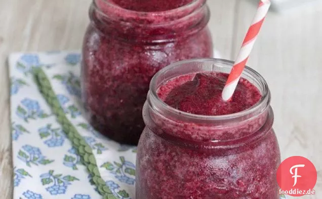 Blueberry Lime-Hilfe Slushy