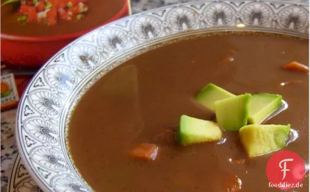 Schnelle mexikanische (Cholent) Bohnensuppe