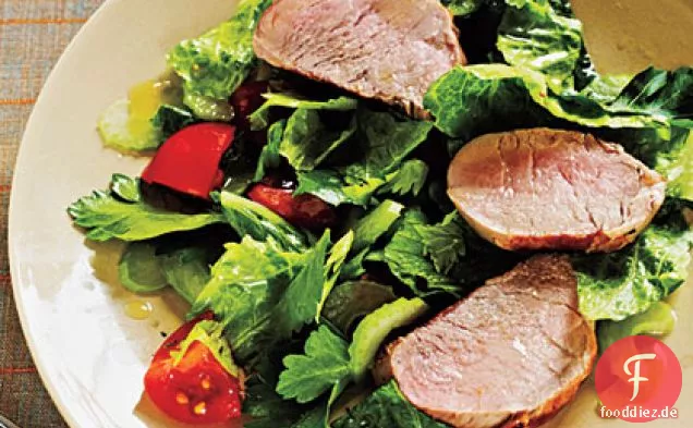 Schweinefleisch-Salat-Provence