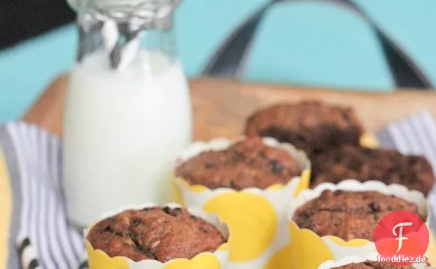 Dulce de Leche Schokolade Bananen Muffins