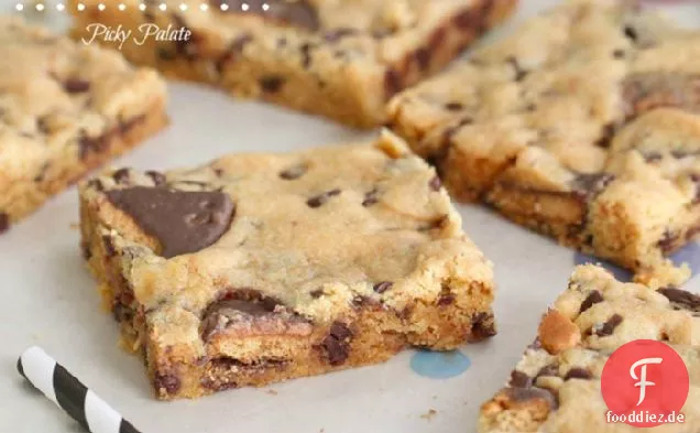 Geröstete Marshmallow Tagalong Erdnussbutter Kuchen Bars