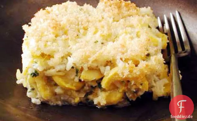 Gelb Squash Gratin