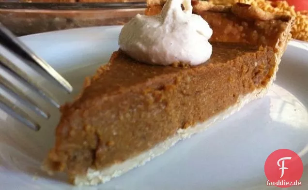 Einfacher veganer Kürbiskuchen