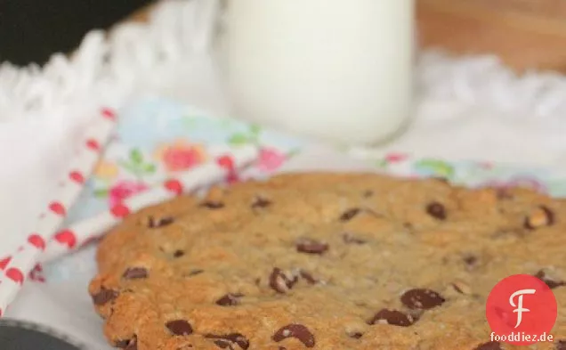 Brown Butter gesalzen Chocolate Chip Cookie für einen