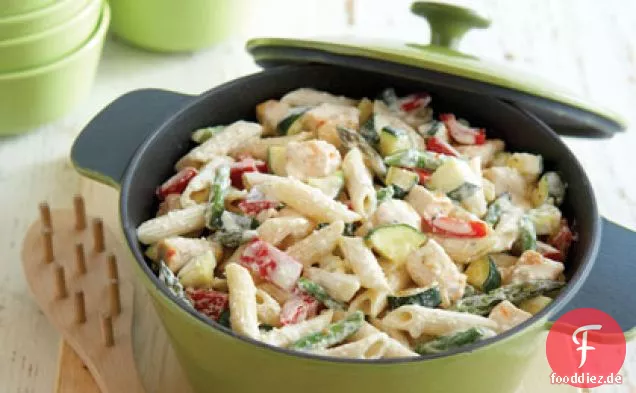 Cremige Pasta Primavera