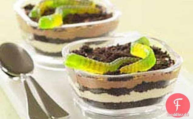 Tassen Schmutz oder Sand (Oreo Pudding Parfaits)