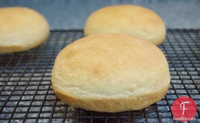 Gesunde Weißweizen-Hamburger-Brötchen