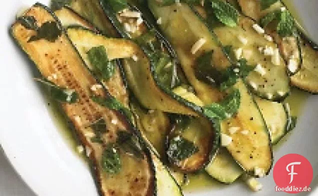 Marinierte Zucchini Mit Minze