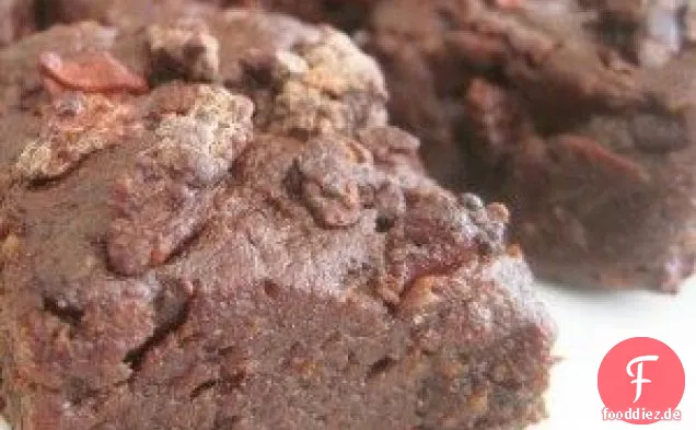 Fudgey rohe vegane Brownies