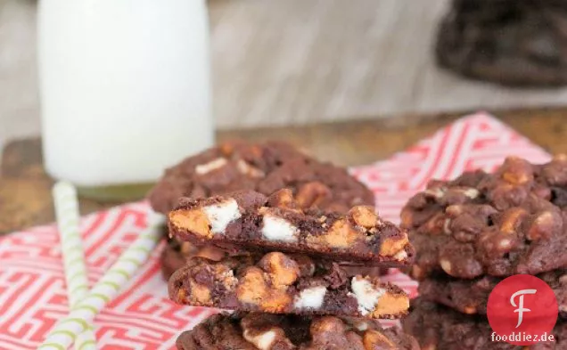 Triple Chip Schokolade Chunk Cookies