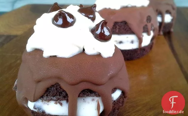 Mini Minze Schokolade Eis Kuchen