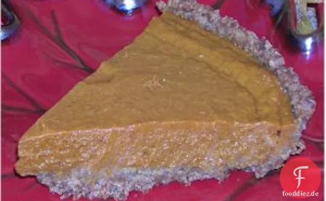 Roher veganer Kürbiskuchen