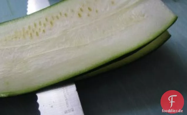 Provolone Gefüllte Gebratene Zucchini