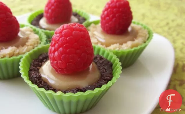Kein Backen vegane Creme Törtchen