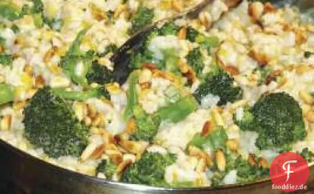 Cremiges Kokos-Brokkoli-Risotto