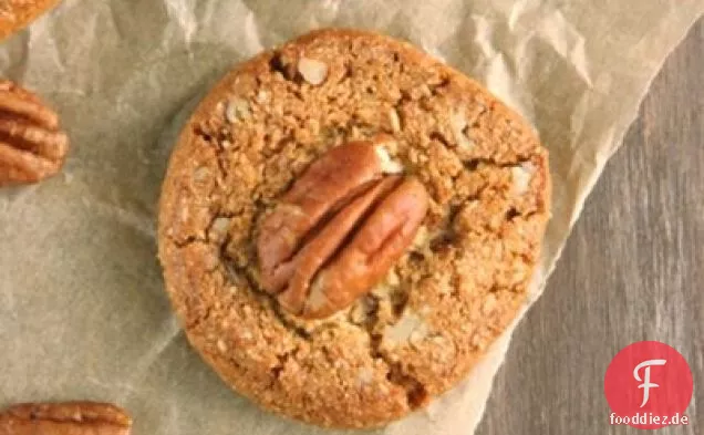 Nussige Mandel-Pekannuss-Cookies