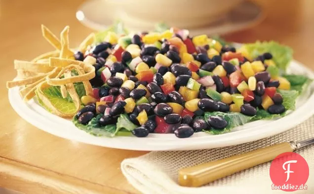 Bester schwarzer Bohnensalat