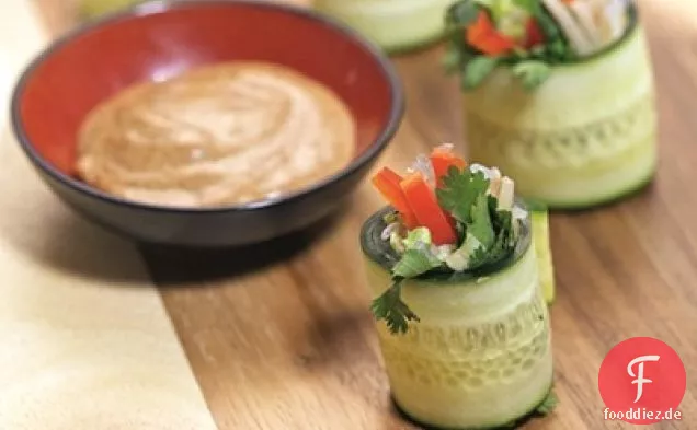 Salatdressing mit Erdnusssauce