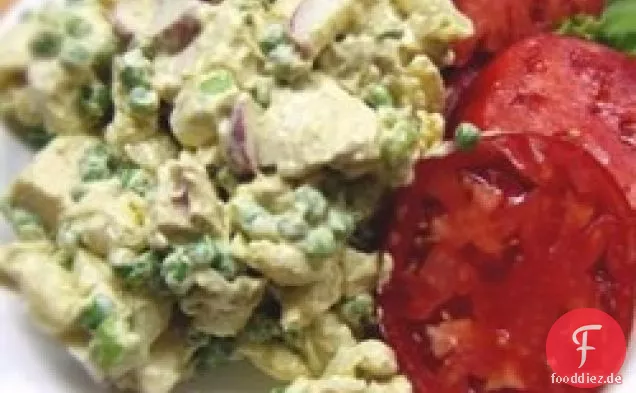 Curry Huhn Nudelsalat