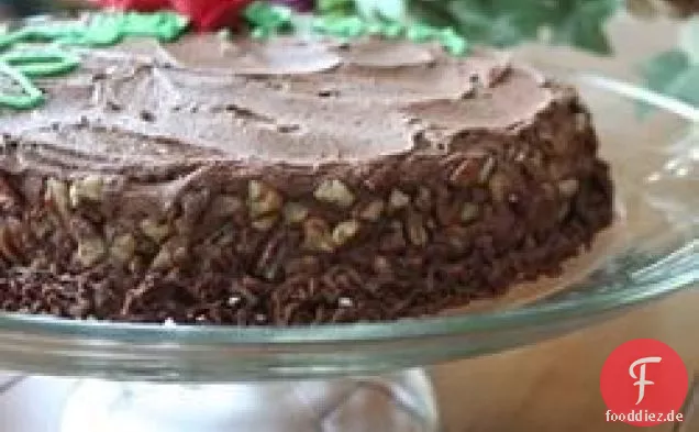 Zuckerarmer Mokka-Nusskuchen