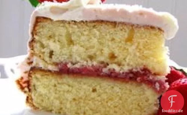 Einfacher weißer Kuchen