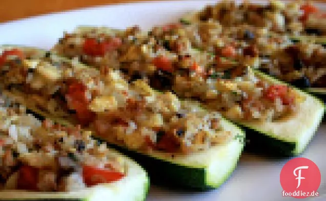 Krabben Gefüllte Zucchini