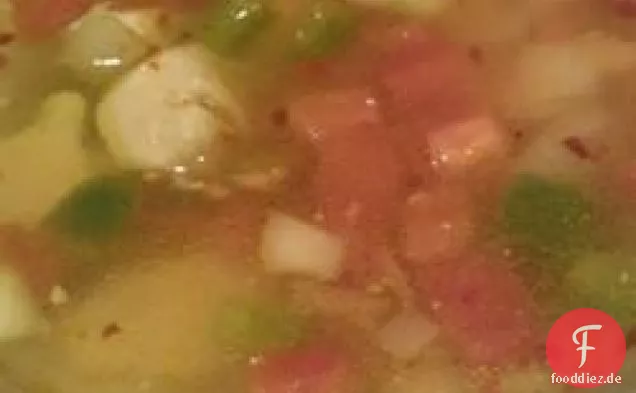 Würzige Hühnersuppe