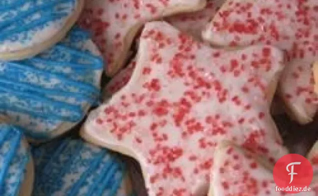Delilahs gefrostete ausgeschnittene Zuckerkekse