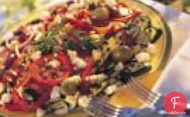 Mediterrane Salatplatte