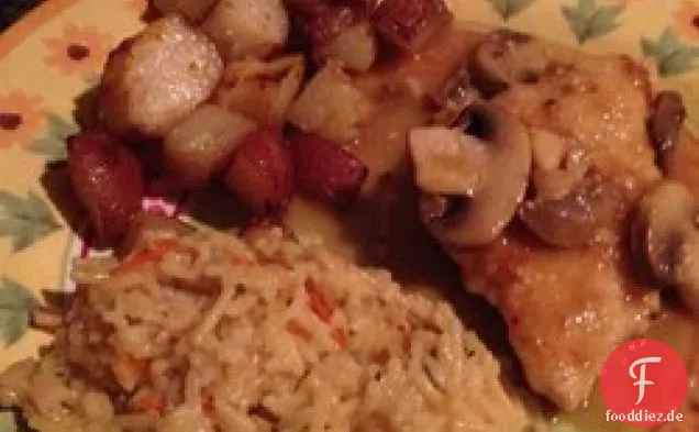 Einfacher Hühnchen-Marsala