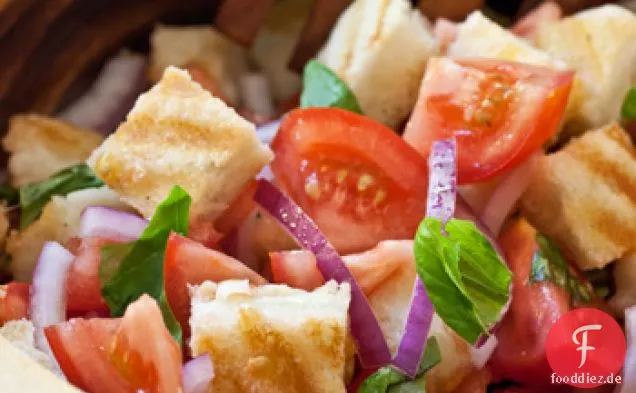 Gegrillter Käse Panzanella Salat ... und mehr Kochen im Fernsehen!