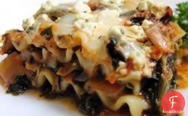 Artischocke Spinat Lasagne