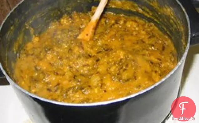 Curry-Wildreis-Kürbis-Suppe
