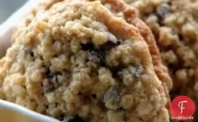 Zähe Schokolade Chip Haferflocken Cookies