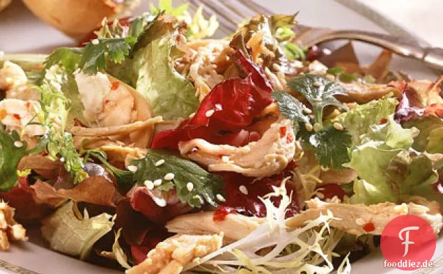 Gebratener Hühnersalat