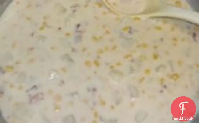 Kartoffel, Speck und Mais Chowder