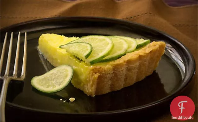 Creamy Lime Tarte mit Shortbread-Kruste -