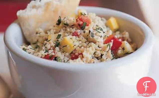Zitronen-Dill Couscous mit Huhn und Gemüse
