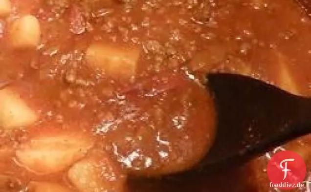 Kartoffelsuppe mit einem Kick